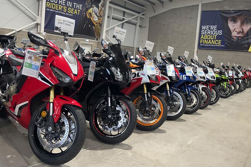 SuperBike Factory Bristol Hondas in stock