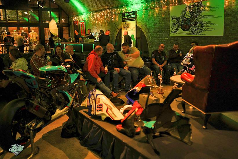 The Bike Shed in London hosted the Peter Hickman MS Society fundraiser