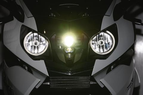 World's first bike adaptive headlights