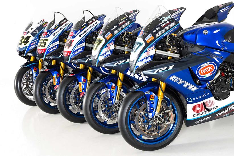 2023 World Superbike Championship Yamaha R1s