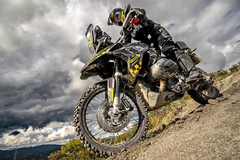 A large 21in front wheel is the Touratech BMW's standout feature