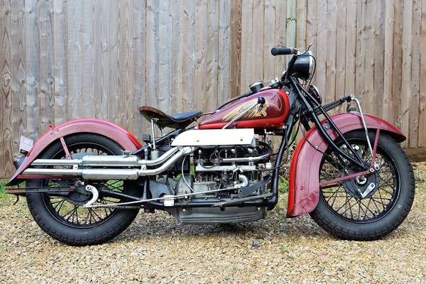 Big cash for rare Indian: 1936 inline-four fetches £65,550 at auction