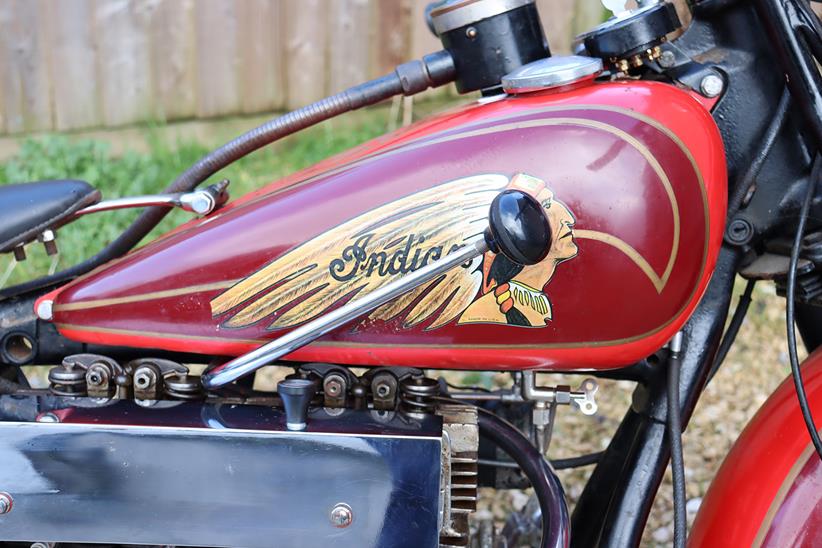 Indian Four fuel tank