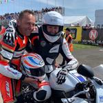 'That felt incredible': Paralysed rider Claire Lomas completes lap of the NW200