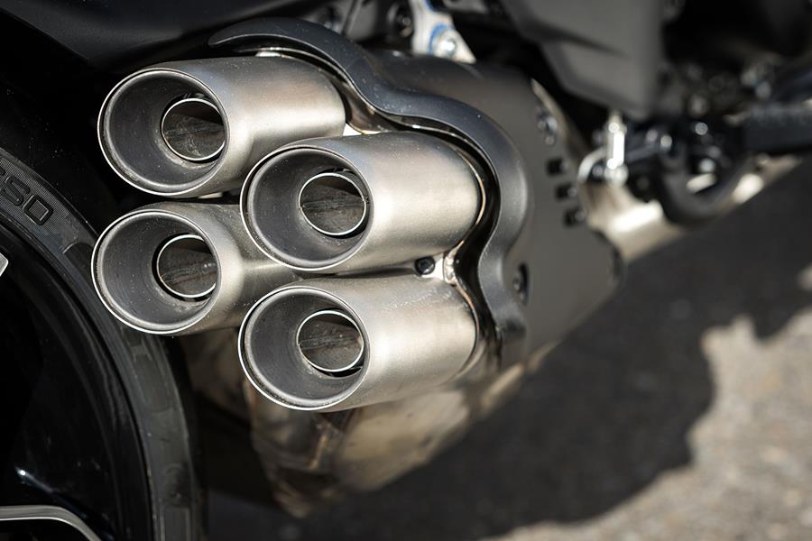 Ducati Diavel V4 exhaust