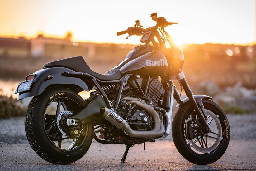 A side shot of the Buell Super Cruiser