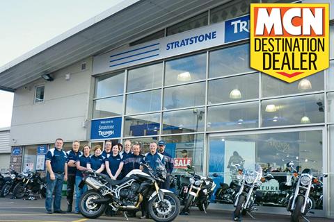 Destination dealer: Stratstone Motorcycles