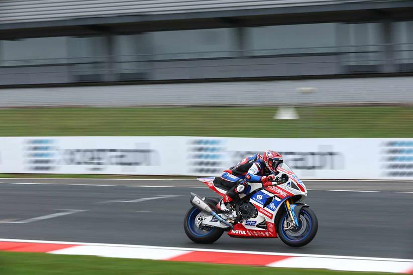 Danny Kent in action for Buildbase Suzuki during the 2022 season