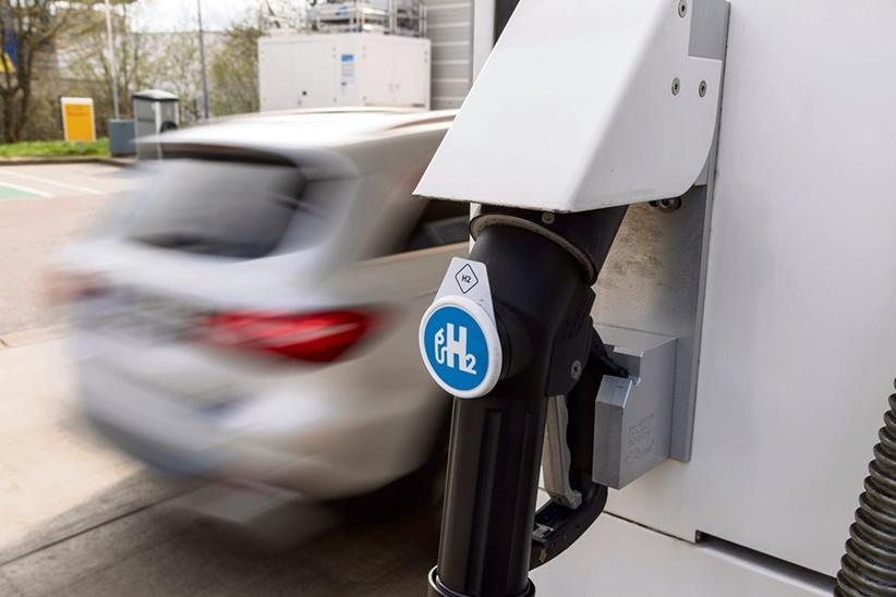 Bosch hydrogen filler at refuelling station