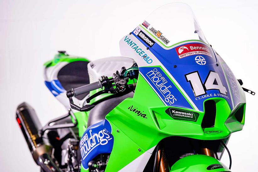 Lee Jackson's Cheshire Mouldings FS-3 Racing Kawasaki