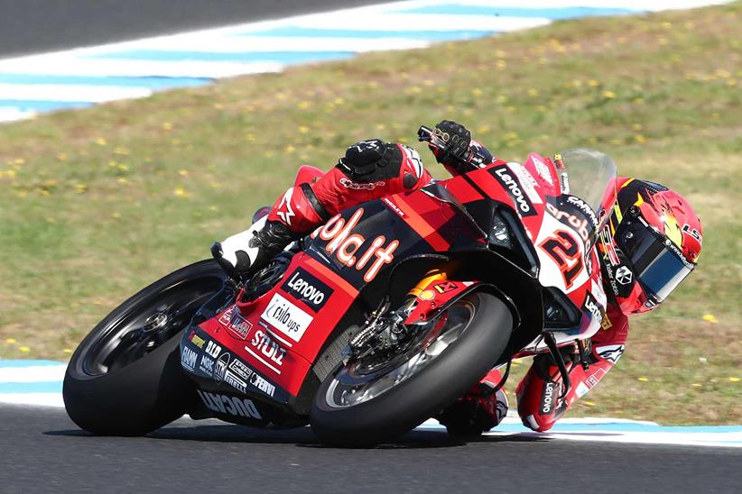 Michael Ruben Rinaldi was second overall at the Phillip Island Test