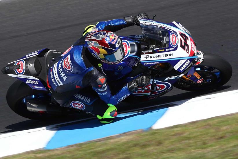 Toprak Razgatlioglu was quickest on day one of the Phillip Island Test