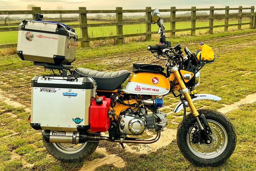 The Honda Monkey is now like a mini BMW GS