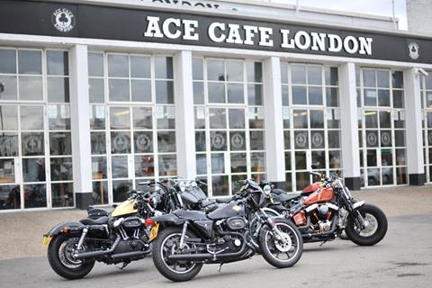 Warr's custom competitions at Ace Cafe