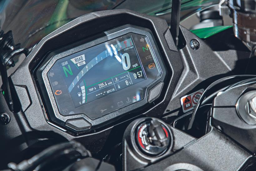 Kawasaki Ninja 1000SX clocks