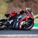 Ducati's MotoE bike on track