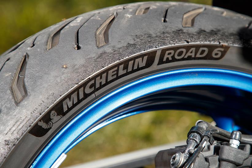 Michelin Pilot Road 6 motorcycle tyre side wall