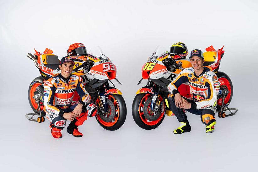 Marc Marquez and Joan Mir present the 2023 Repsol Honda RC213V