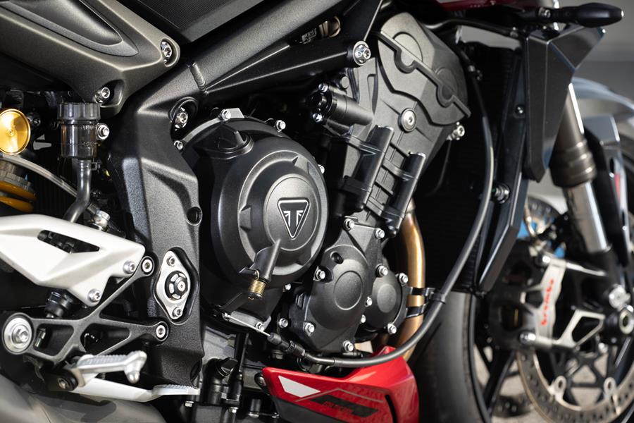 Triumph Street Triple 765 RS engine is better than ever, with a 7bhp boost in power