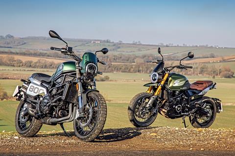 Battle of the scramblers: Moto Morini Seiemmezzo SCR vs Benelli Leoncino 800 Trail