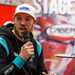 Peter Hickman speaks to MCN members after hours at the MCN show