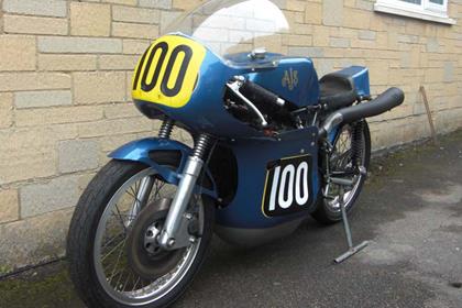 The Seeley 500 which has raced in the Isle of Man Manx Grand Prix Classic