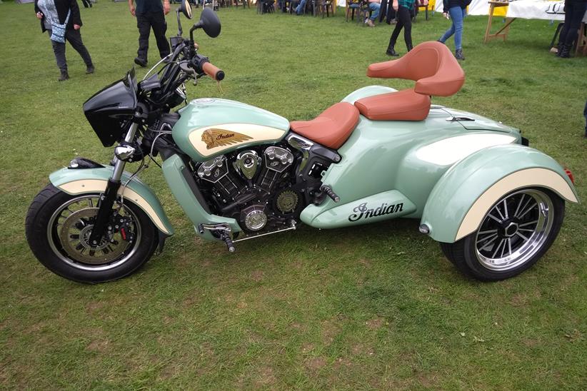 A unique Indian trike