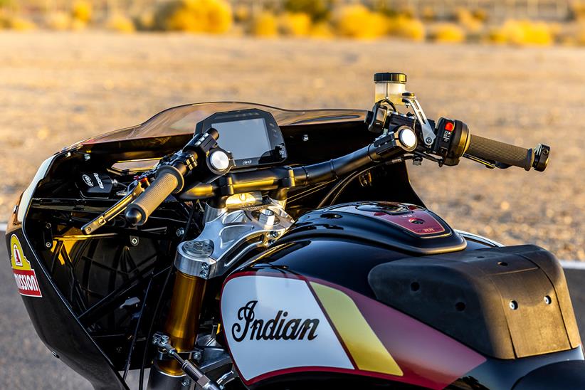 New bars feature on the Indian Challenger RR