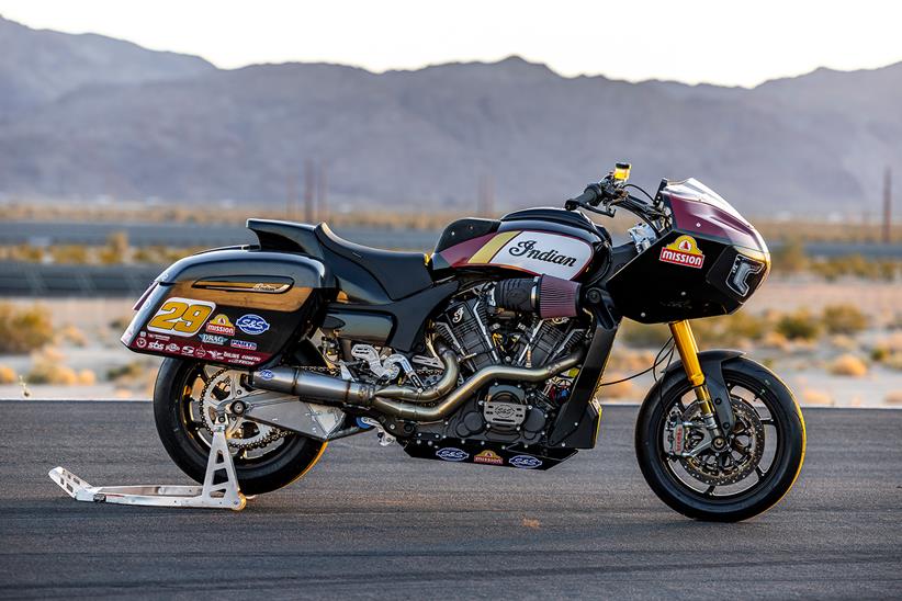 The Indian Challenger RR competes in the American King of the Baggers series