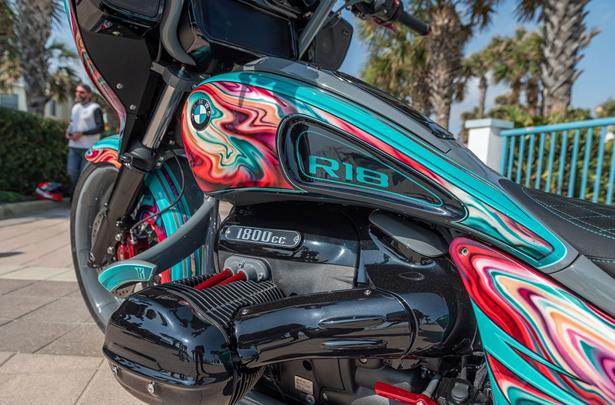 BMW R18 B transformed into extreme one-off bagger at world-famous Daytona  Bike Week