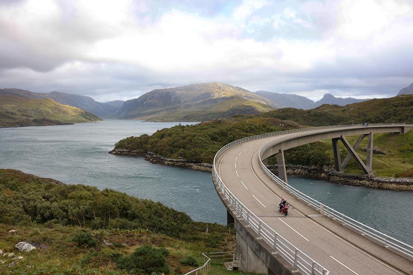 Motorcycle touring in Scotland