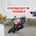 Staying out of trouble on a motorbike
