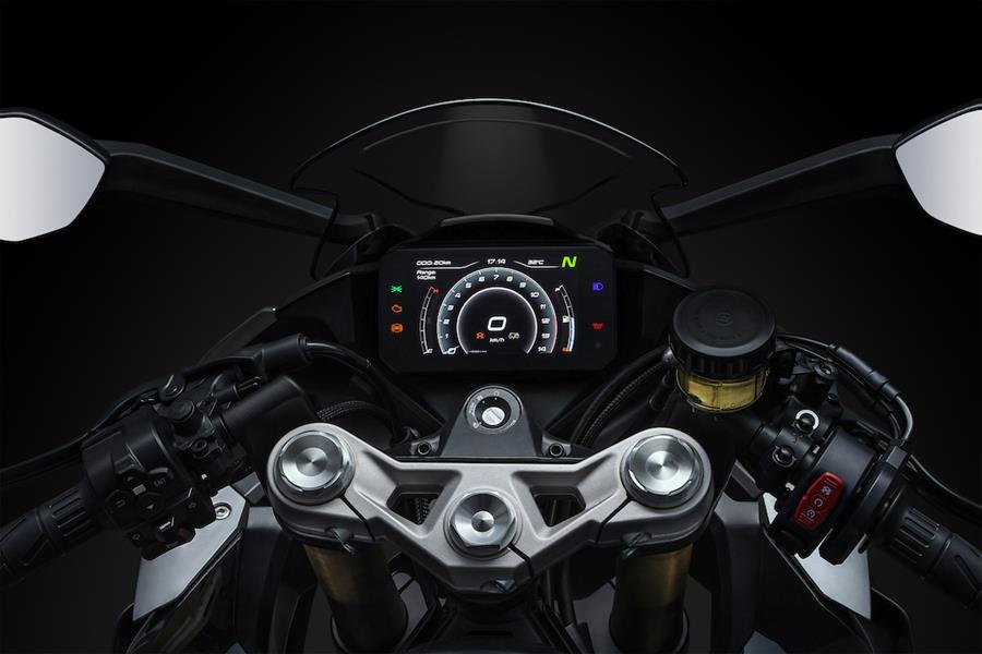 CFMoto 450SR cockpit