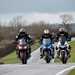 Moto Guzzi V100 Mandello riding with the Kawasaki Ninja 1000SX and BMW R1250RS