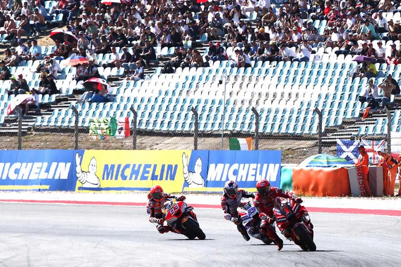 Pecco Bagnaia leads Jorge Martin and Marc Marquez at Portimao