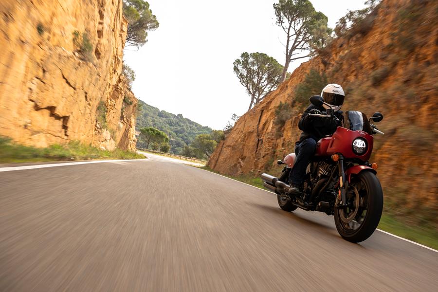 Riding the 2023 Indian Sport Chief in Spain