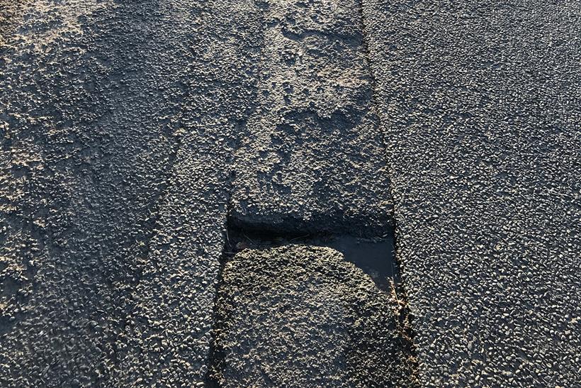 UK road damage caused by a telecommunications firm