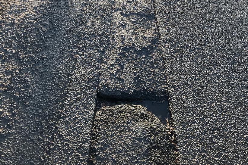 UK road damage caused by a telecommunications firm