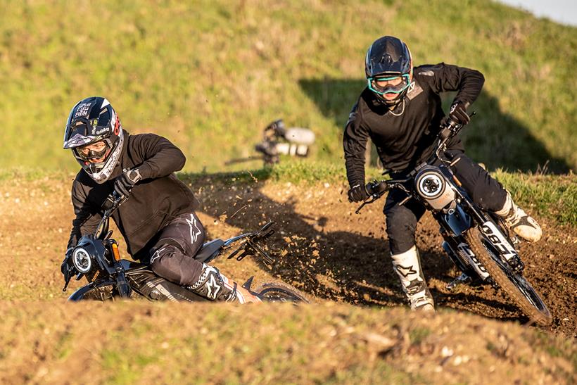 Caofen F80 on motocross track