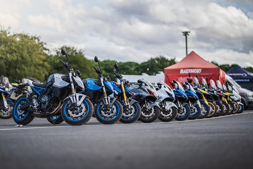 A range of Suzukis for test rides