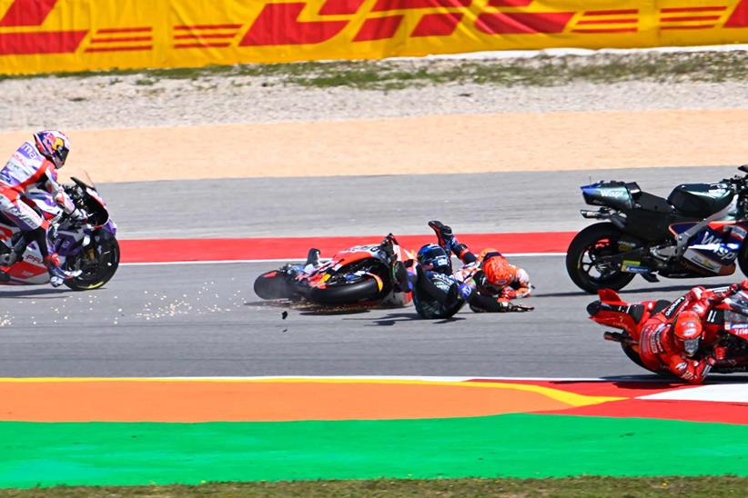 Portimao chaos. Marquez clatters into Oliveira in Portugal