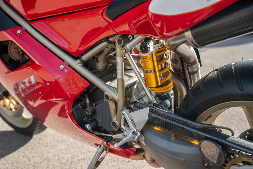 The Ducati 916 SPS that sold for £55k is clean as a whistle