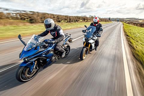 A proper grand tour! Suzuki's GSX-S1000GT takes on the Yamaha Tracer 9 GT