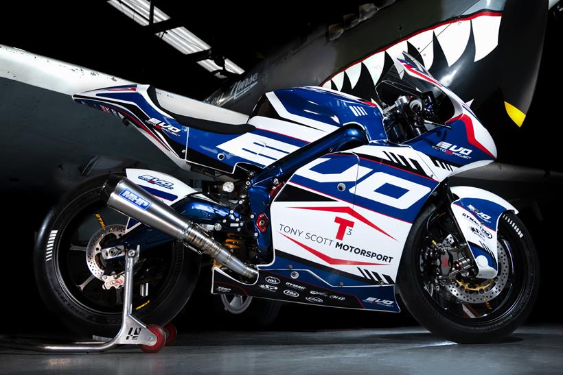 Moto Evo Supersport racer right side