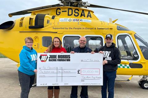 £101K for our helicopter heroes: Foundation remembering young MX racer raises six-figure sum