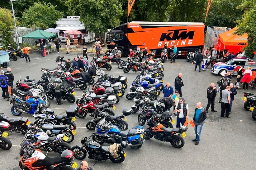 Bikes at the Chester KTM event