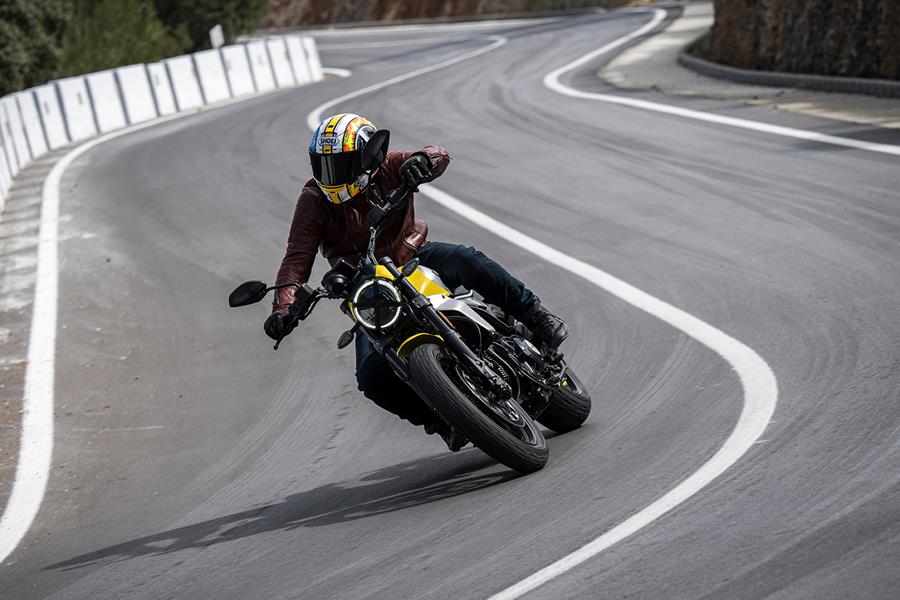 2023 Ducati Scrambler 800 Icon on the road