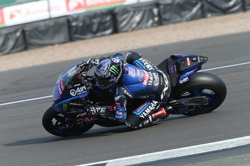 Jason O'Halloran in action for McAMS Yamaha at Silverstone