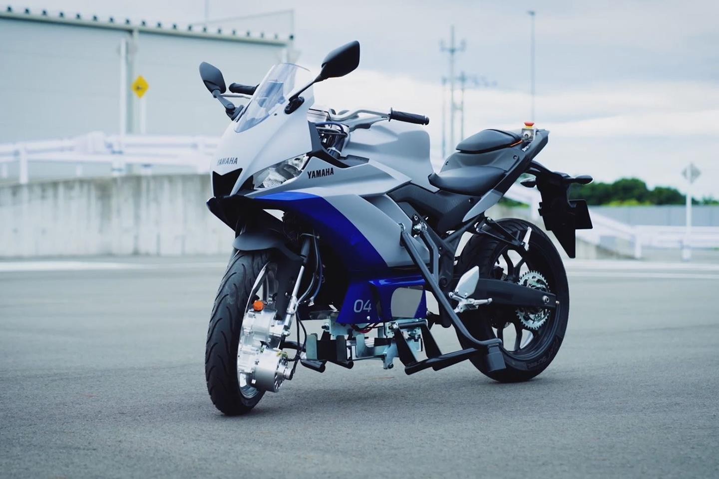 Standing on its own two wheels Yamaha say self balancing bike