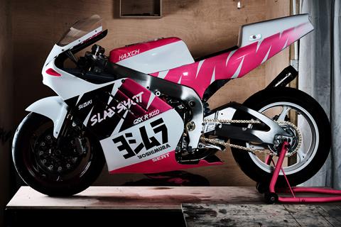 Enter the Slabshot: Custom builder blends Suzuki Slabside with GSX-R1000 to create retro superbike